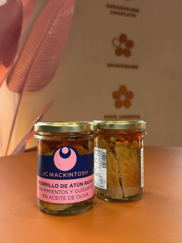 Morrillo de Atún Rojo Salvaje con Pimientos y Guisantes en Aceite de Oliva: imagen 2